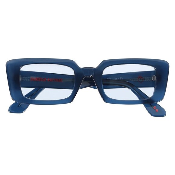 New A2785Z New DANIELLE RATTRAY Blue Square Nola C09 Sunglasses Women Women - Picture 3 of 4